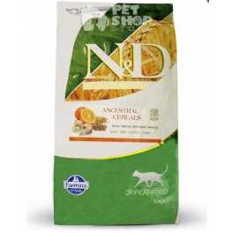 Farmina N&D Low Grain Feline adult 10 kg Merluzzo e Arancia