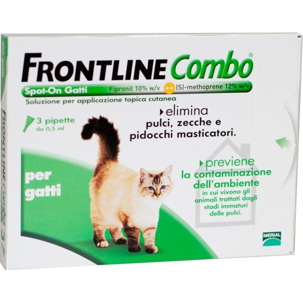 Frontline Combo Spot On antiparassitario per Gatti