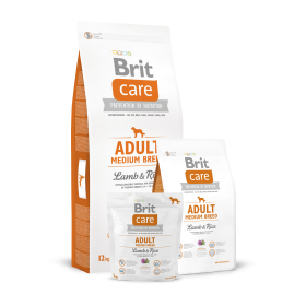 Brit Care Adult Medium Agnello e Riso 12 Kg Sacco con micro taglio