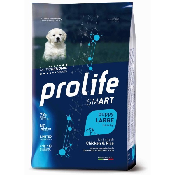 Crocchette Prolife Smart Puppy Large 10 kg (GRATIS SPEDIZIONE)