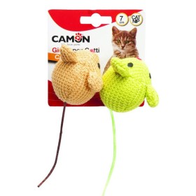 Topini in maglia gioco per gatto