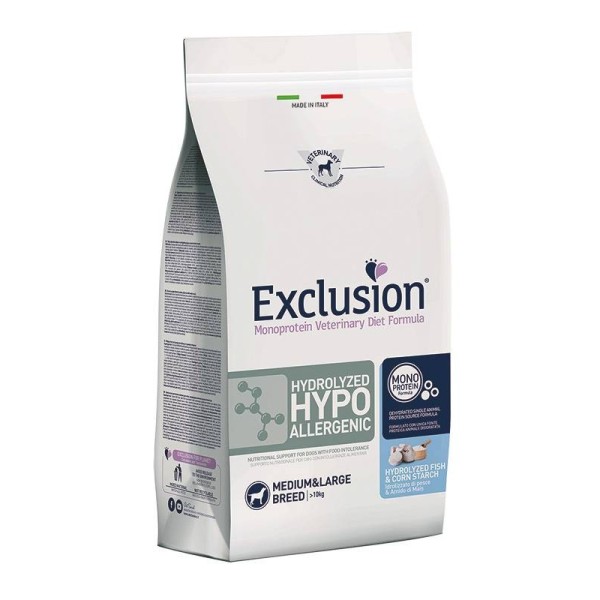 Exclusion Diet Hydrolyzed Hypoallergenic 12 Kg (GRATIS SPEDIZIONE)