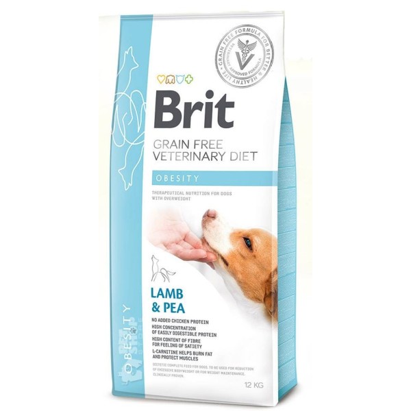 Brit Veterinary Diet Obesity Agnello e Piselli 12 kg (GRATIS SPEDIZIONE)