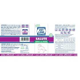 Vet Line Umido Cane Salute Cervo e Patate 400 gr