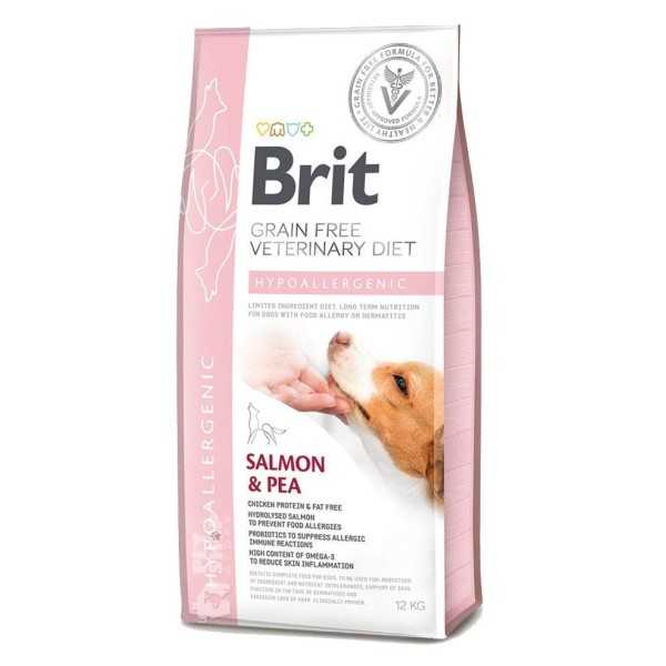 Brit Veterinary Diet Hypoallergenic Salmone e Piselli 12 kg (GRATIS SPEDIZIONE)