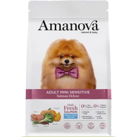 Amanova cane Adult Mini Sensitive Salmone Deluxe 7 kg (GRATIS SPEDIZIONE)