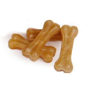 Ossi per cani in pelle bovina 10 cm x 4 ossi Camon AB202