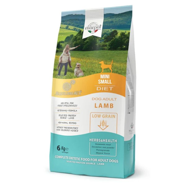 Marpet Aequilibriavet Low Grain Dog Mini Agnello 6 kg (GRATIS SPEDIZIONE)