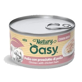 Cibo umido per gatto Oasy al Pollo con Prosciutto di Pollo 150 gr.