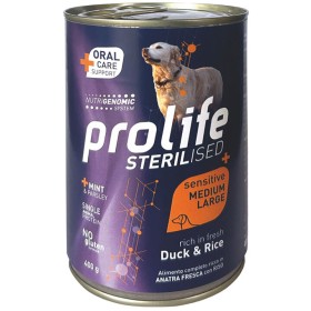 Prolife Adult Sterilised Sensitive Anatra & Riso umido cane 400g