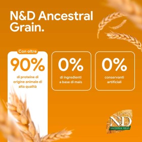 Farmina N&D Ancestral Senior Medium & Maxi Pollo e Melograno 12kg (GRATIS SPEDIZIONE)