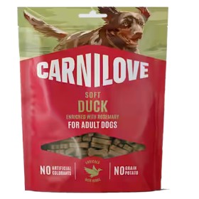 Biscotti morbidi per cani Carnilove Anatra e Rosmarino 200 gr