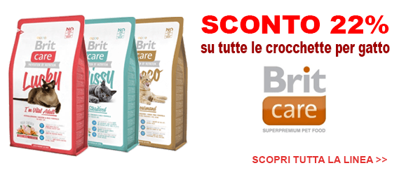 offerta crocchette gatto Brit Care