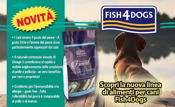 Novità Fish4Dogs crocchette senza cereali per cani