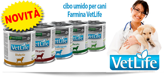 Novità: cibo umido per cani Farmina VetLife