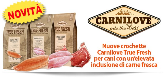 Novità: crocchette cane Carnilove True Fresh