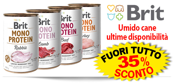 Cibo umido per cani Brit Care - SCONTO 35% FUORI TUTTO ULTIME DISPONIBILITA'