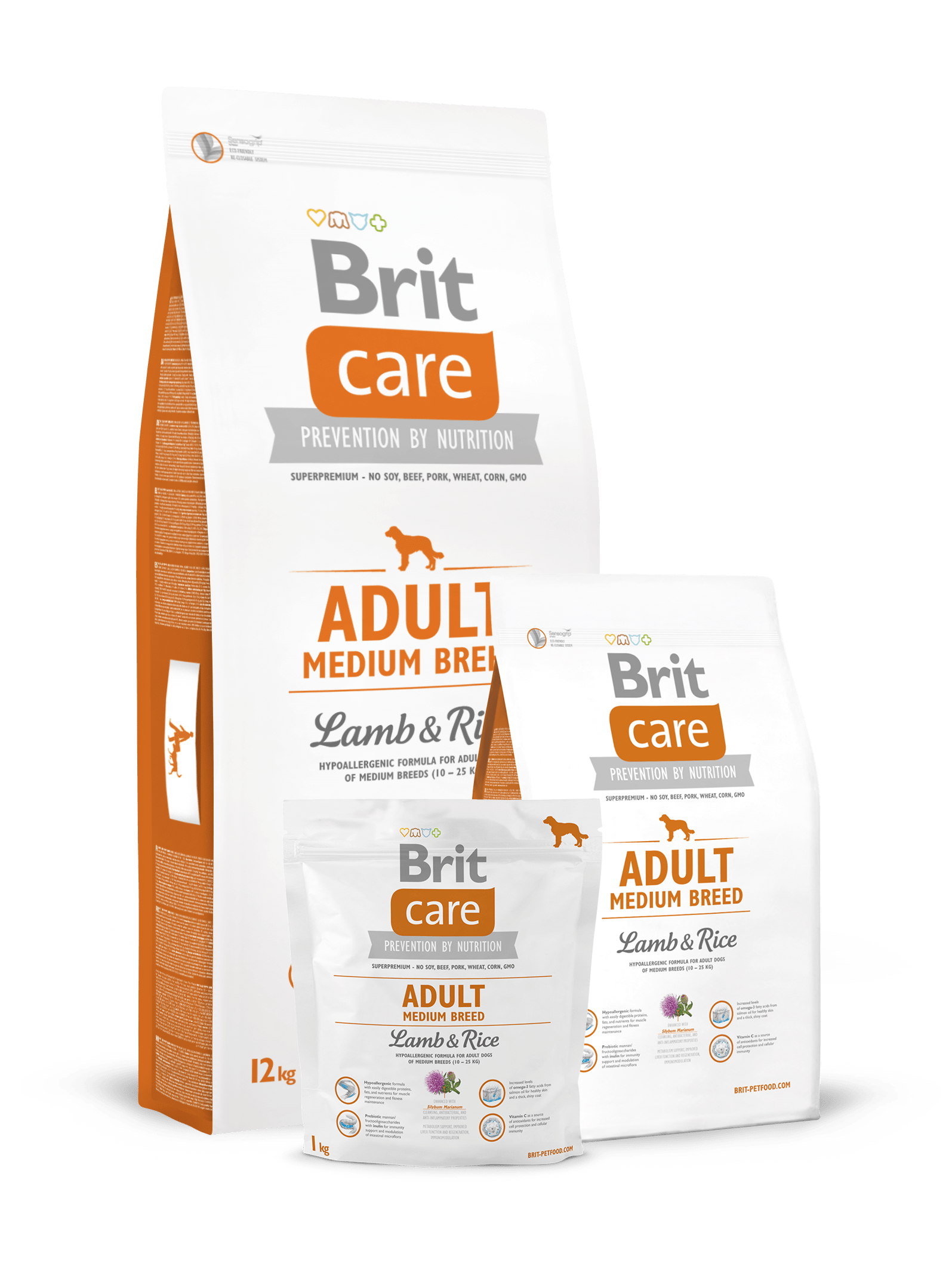 crocchette Brit Care Adult Medium Agnello e Riso