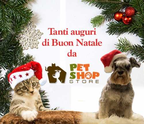 Auguri di Buone Feste e date delle spedizioni - Pet Shop Store