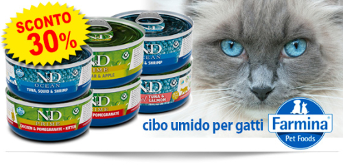 Crocchette Brit Care per cane ed Umido Farmina gatto in Ribasso