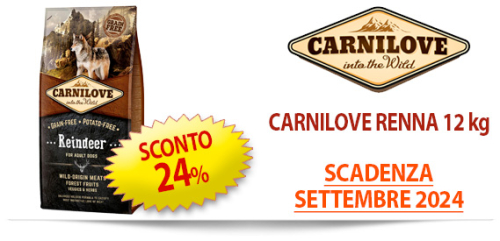 Crocchette Enova e Carnilove scontate