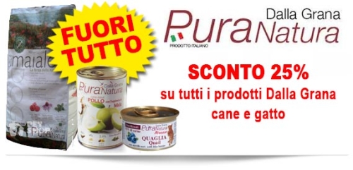 Dalla Grana Pura Natura fuori tutto di cibo umido sia per Cane che per Gatto