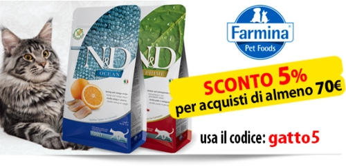 Farmina crocchette gatto codice sconto, tornano gli Enova Fish