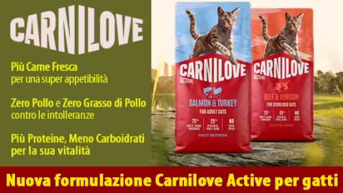 Novità: per cani crocchette Together e per gatti crocchette Carnilove 