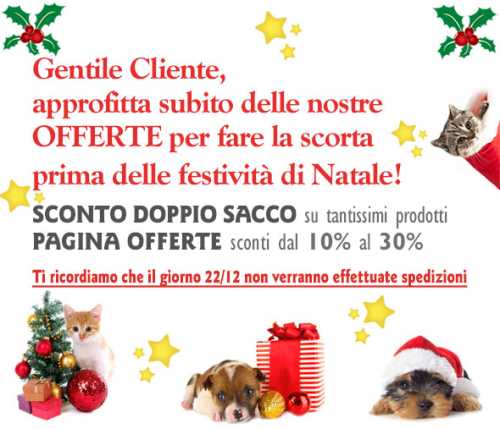 Pet Shop Store Natale 2023 fai scorta con le nostre Offerte